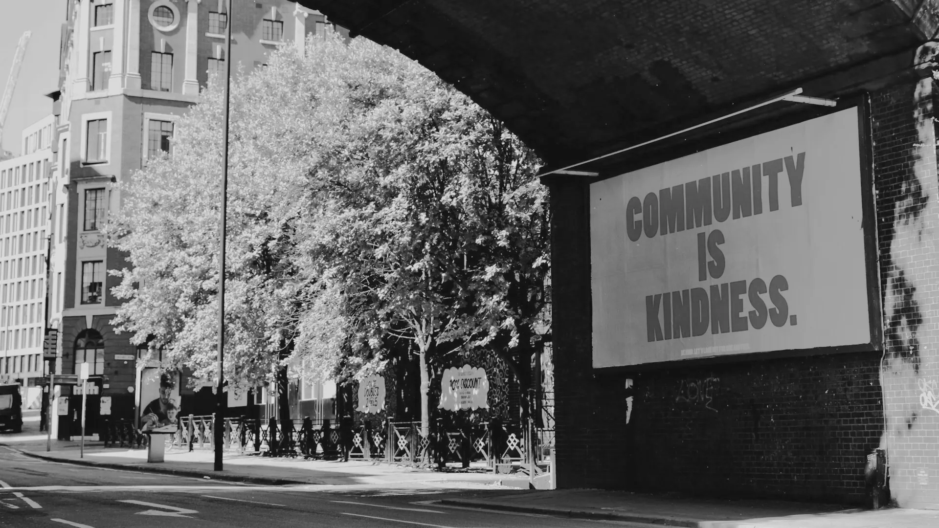 Community is Kindness sign