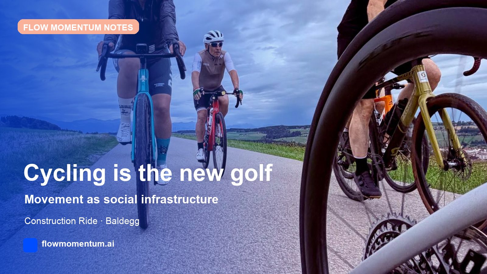 Cycling Is the New Golf: Movement as Social Infrastructure