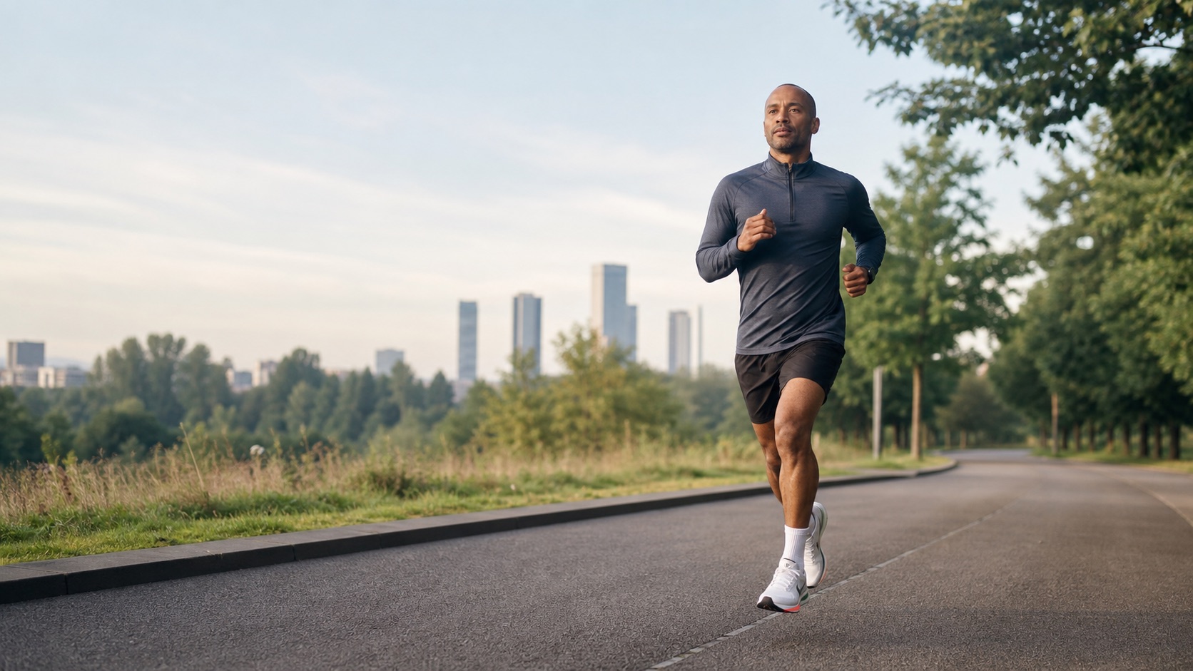 Endurance runner training in Manchester